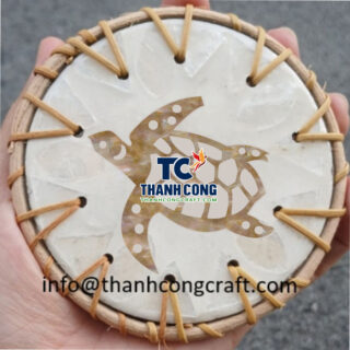 Sustainable Mother Of Pearl Coaster Buy In Bulk For Eco Shops- TCRMC 8759W