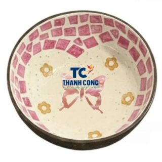 Artistic Mother Of Pearl Coconut Bowl Bulk Deals Lanzarote Retail - TCMCB 8898W