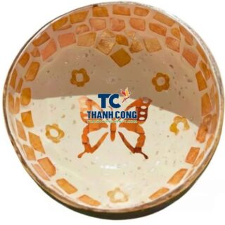 Minimalist Mother Of Pearl Coconut Bowl Bulk Order El Hierro Cafes - TCMCB 8896W
