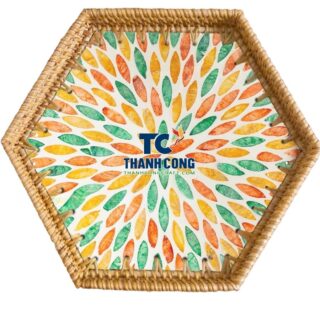 Elegant Mother Of Pearl Tray Gran Canaria Trade Supply - TCRMT 8832W