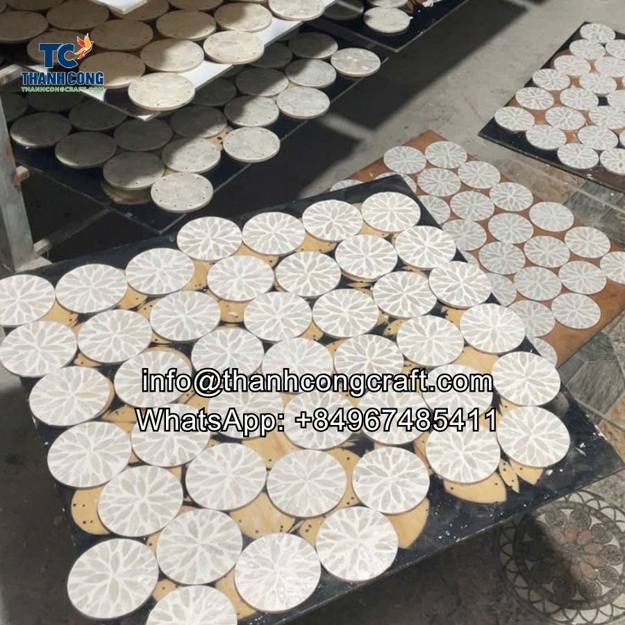 rattan mother of pearl coaster manufacturer - factory 2