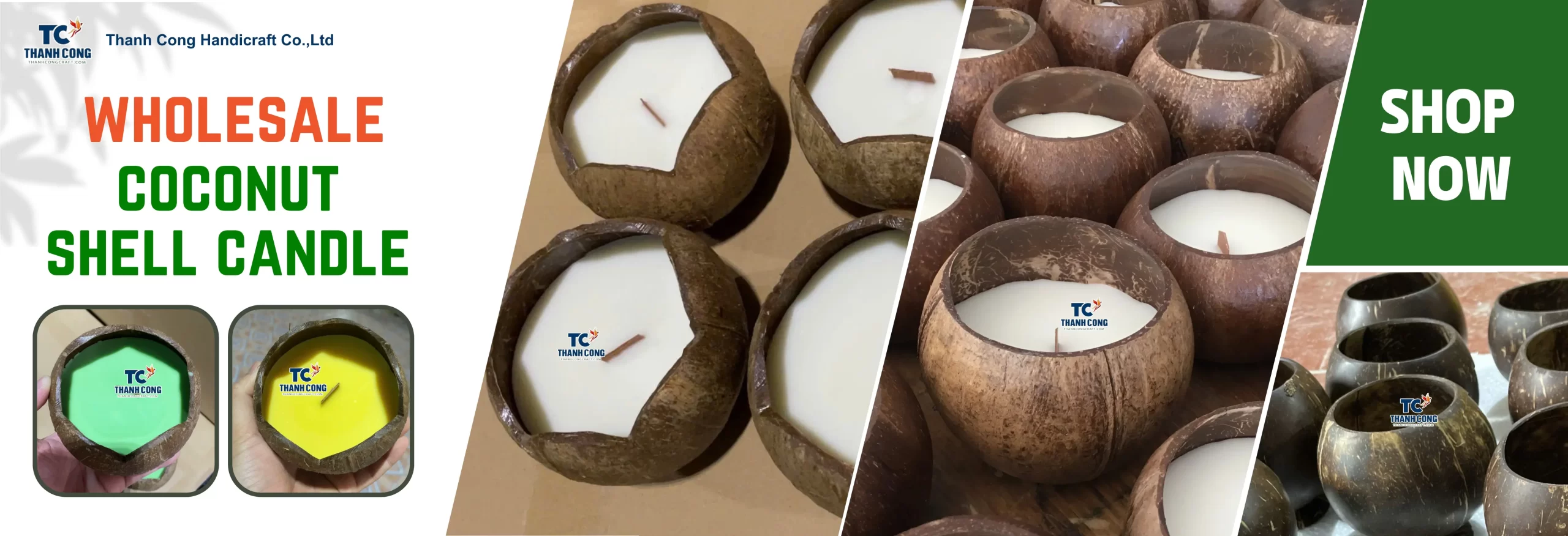 Wholesale coconut candle