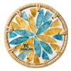mother of pearl rattan coasters (5)