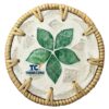 mother of pearl rattan coasters (8)