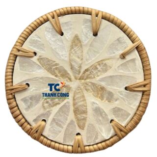 mother of pearl rattan coasters (9)