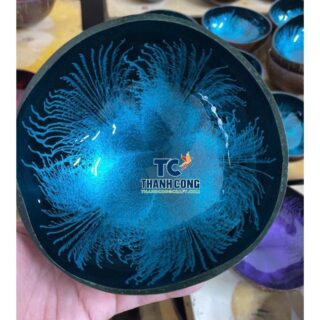 Artisan Blue Ocean Breath Coconut Bowl Best Selling Souvenir
