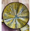 Best Selling Yellow Splash Lacquer Coconut Bowl Bulk Purchase
