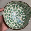 Green Heart Shell Inlay Coconut Bowl Top Selling Souvenir