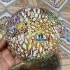 Wholesale Gold & White Eggshell Mosaic Coconut Bowls – TCMCB 8655W