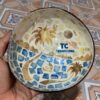 Wholesale Inlaid Coconut Shell Beach Scenic Bowls Vietnam Supplier – TCMCB 8651W