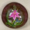 Wholesale Pink Flower Coconut Bowls TCLCB 8654W