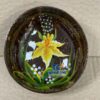 Wholesale Yellow Tropical Flower Coconut Bowl TCLCB 8656W